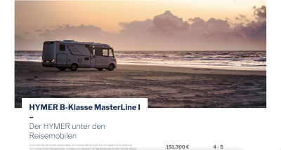 Hymer B-Klasse MasterLine